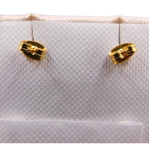 Artisan Pierced Green Earrings AB Like Coated Beads Dangle Style Gold Tone - Picture 5 of 7